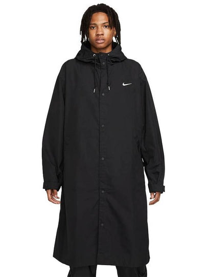 Swoosh Woven Parka Black - NIKE - BALAAN 2