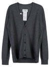 Cashmere Back Stitch Cardigan Grey - MAISON MARGIELA - BALAAN 11