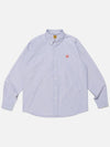 Human Made Oxford BD Shirt Blue HM28SH006 - HUMAN MADE - BALAAN 1