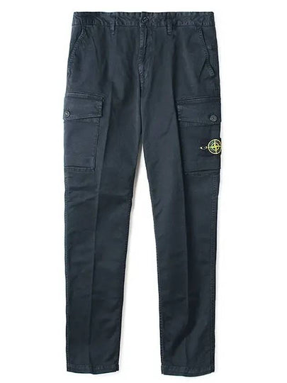 Wappen Patch Cargo Straight Pants Navy - STONE ISLAND - BALAAN 2