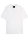 Logo Patch Relaxed Fit Short Sleeve T-Shirt Core White - Y-3 - BALAAN 4