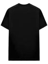 Logo Patch Short Sleeves T-Shirt Black - STONE ISLAND - BALAAN 3