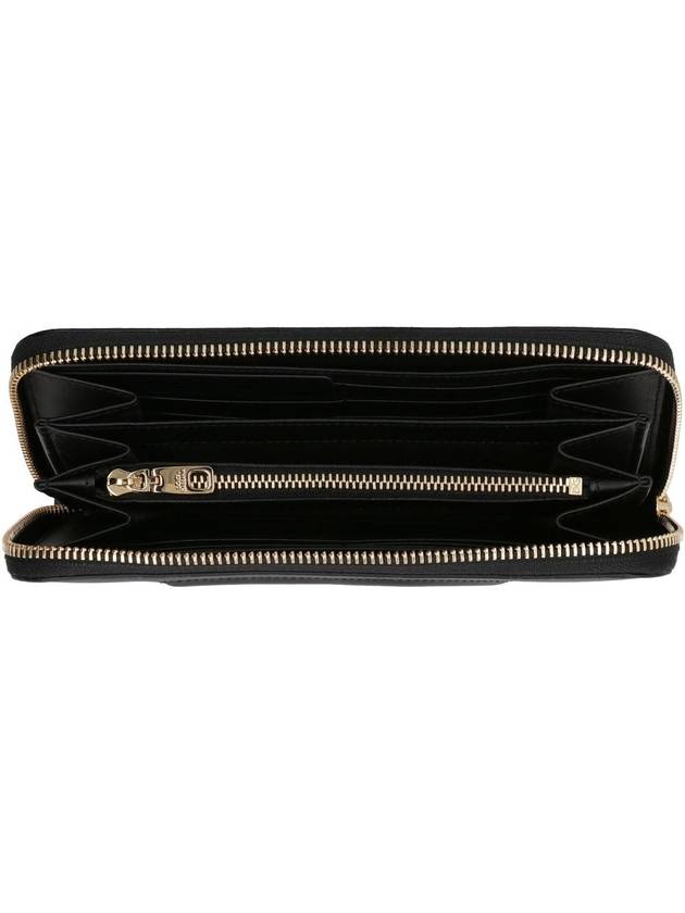 DG logo zipper calfskin long wallet black - DOLCE&GABBANA - BALAAN 5