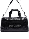 Nylon Nuxx Duffle Bag Black Platinum - SAINT LAURENT - BALAAN 2