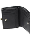 Saffiano Coin Half Wallet Black - VIVIENNE WESTWOOD - BALAAN 5