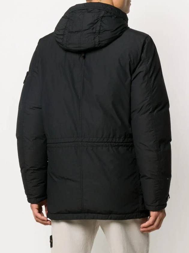 Naslan Light Watro Down Parka Black - STONE ISLAND - BALAAN 5