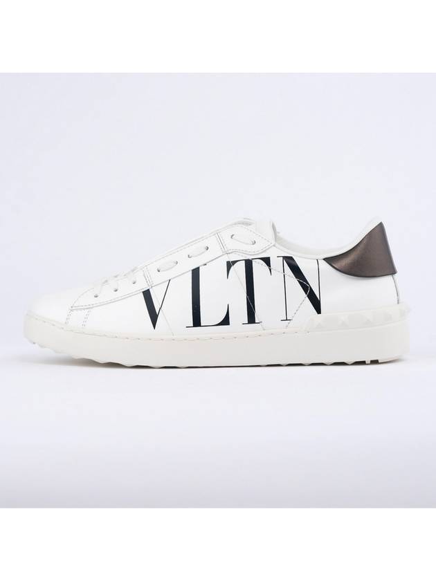 VLTN Logo Low-Top Sneakers White - VALENTINO - BALAAN 5