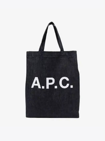 Eco Lou Logo Tote Bag Navy - A.P.C. - BALAAN 2