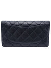 Women s A31509 Caviar Skin Black Silver Logo Timeless Classic Flap Long Wallet - CHANEL - BALAAN 3