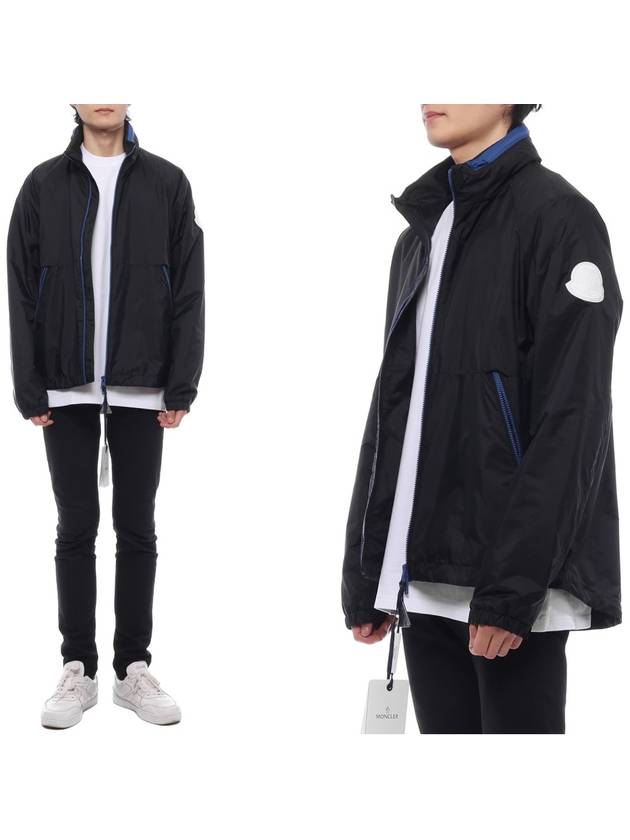 Octano Rain Jacket Black - MONCLER - BALAAN 2