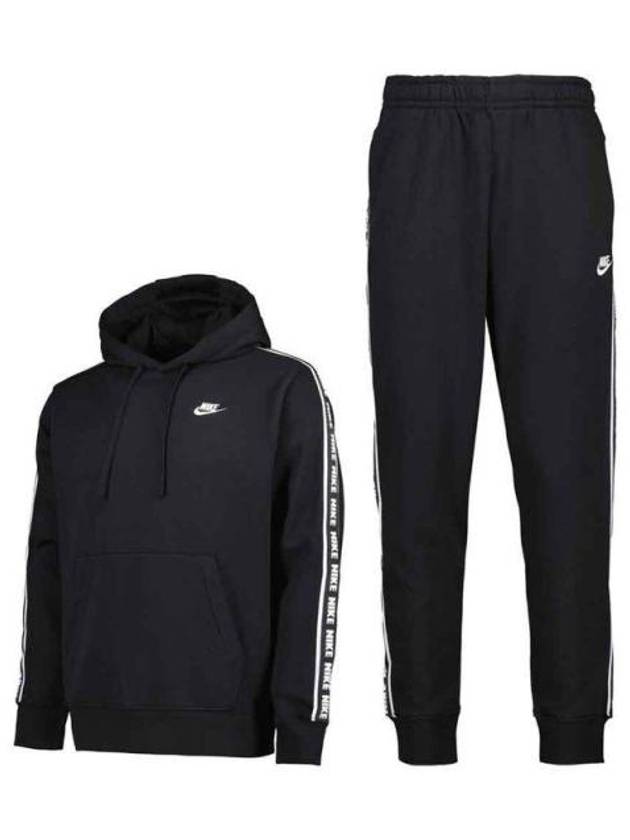 Nike Club Men's Fleece GX Track Suit Black - NIKE - BALAAN 2