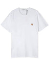 Men s Foxhead White Short Sleeve T Shirt AM00103KJ0008 WH - MAISON KITSUNE - BALAAN 3