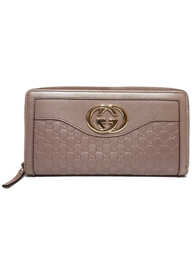 Women s 308012 GG Cima Bronze Pink Long Wallet - GUCCI - BALAAN 2