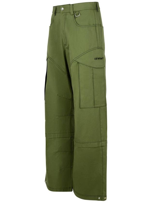 Cargo straight pants army green - OFF WHITE - BALAAN 3