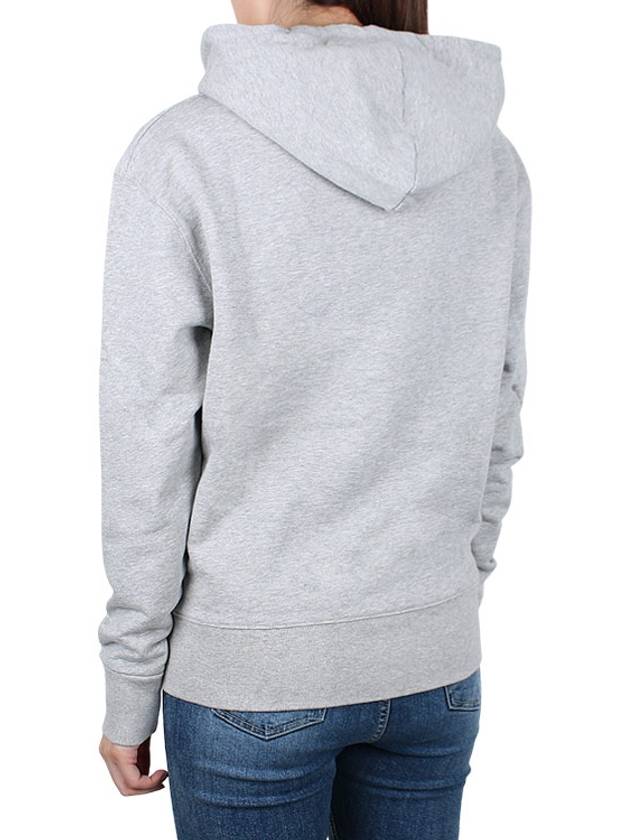 Navy Fox Patch Classic Hood Gray - MAISON KITSUNE - 8