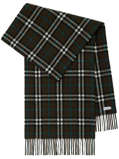 Check Cashmere Scarf Snug - BURBERRY - BALAAN 2