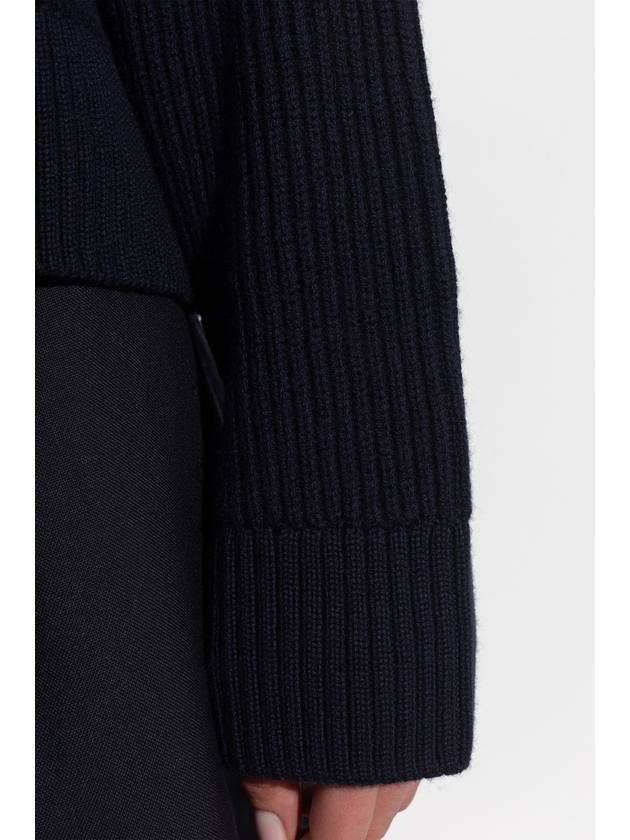 Officine Generale Wool Sweater, Women's, Navy Blue - OFFICINE GENERALE - BALAAN 5