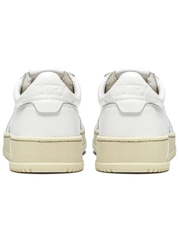 Medalist Leather Low Top Sneakers White - AUTRY - BALAAN 4