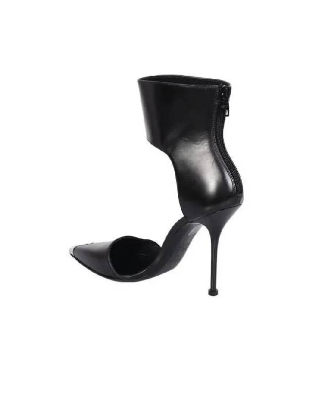 Harness Leather Pumps Black - ALEXANDER MCQUEEN - BALAAN 4