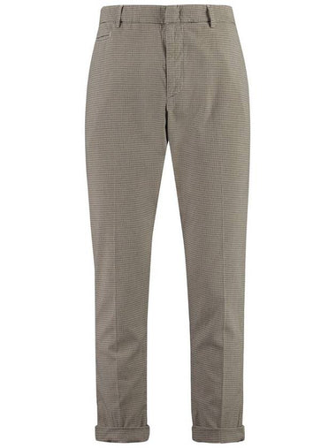 Dondup Joe Prince-Of-Wales Checked Trousers - DONDUP - BALAAN 1