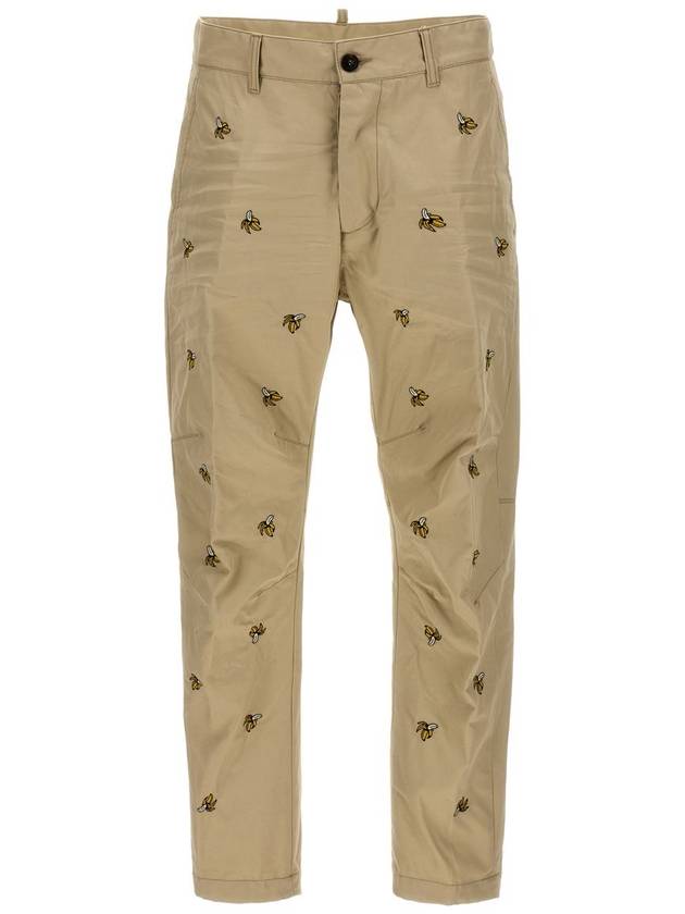 Straight Pants S71KB0607S41794806 Beige - DSQUARED2 - BALAAN 2