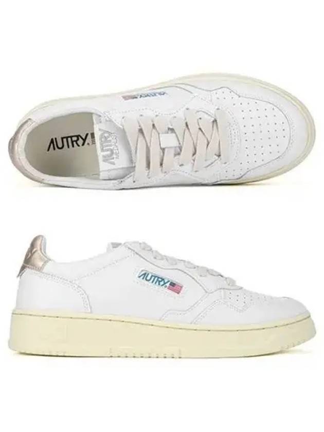 Medalist Low Top Sneakers Beige White - AUTRY - BALAAN 2