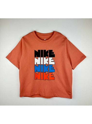 Oversized Tshirt DQ5037827 Brick color WOMENS M L Asian fit - NIKE - BALAAN 1