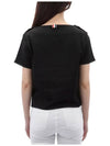 Silk cotton short sleeve t shirt FJS148E 001 - THOM BROWNE - BALAAN 4