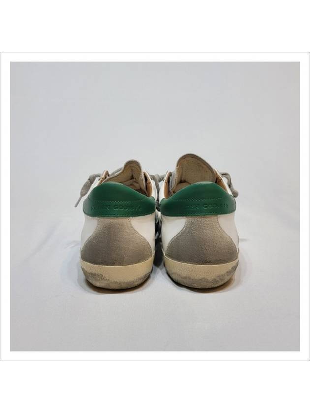 Superstar Low Top Sneakers Green White - GOLDEN GOOSE - BALAAN 6