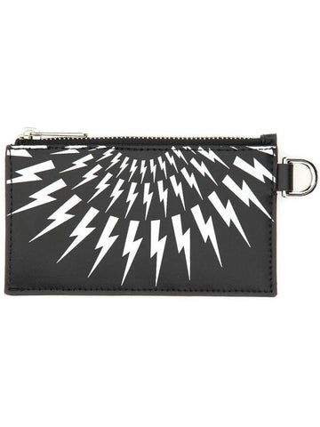 CARD HOLDER WITH STRAP - NEIL BARRETT - BALAAN 1