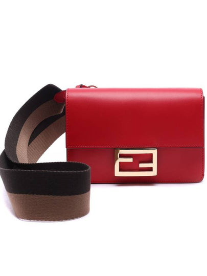 Baguette Cross Bag Red - FENDI - BALAAN 2