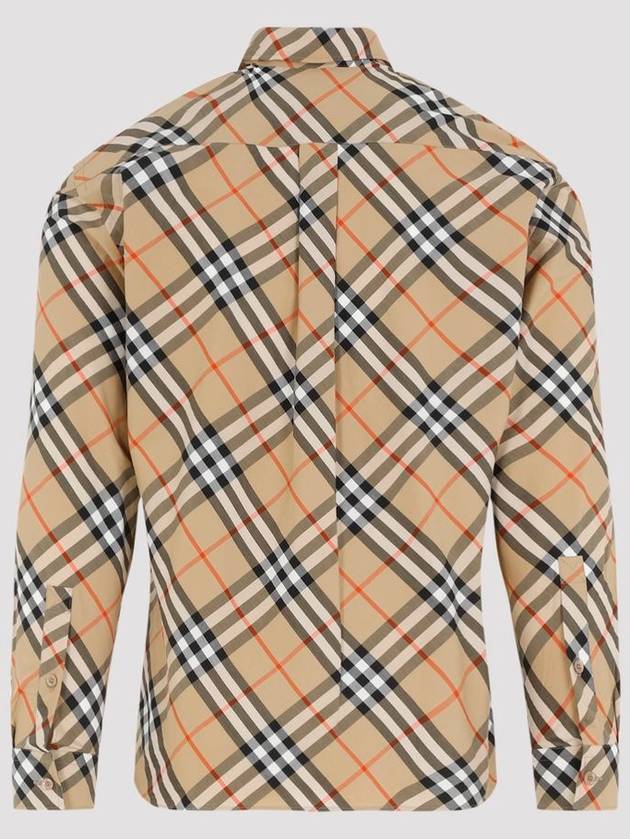 Vintage Check Long Sleeve Shirt Beige - BURBERRY - BALAAN 3