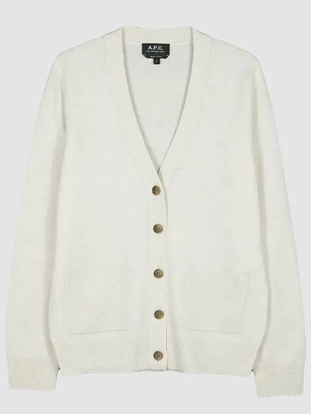 Louisa Wool Cardigan Ecru - A.P.C. - BALAAN 2