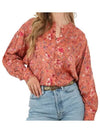 Catchell Floral Blouse Orange - ISABEL MARANT - BALAAN 2