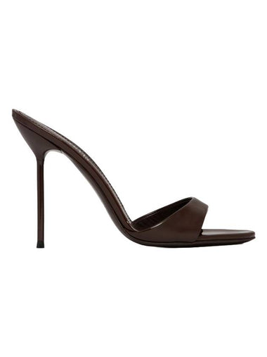 Lidia Mules Heels Brown - PARIS TEXAS - BALAAN 1