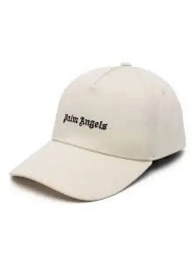 Men's Embroidery Logo Ball Cap Beige - PALM ANGELS - BALAAN 2