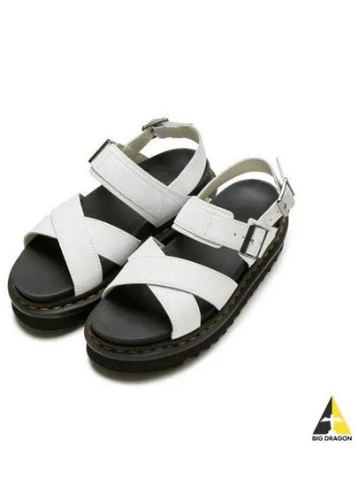 Voss II Hydro Leather Strap Sandals White - DR. MARTENS - BALAAN 2