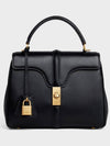 16 Small Satin Calfskin Tote Bag Black - CELINE - BALAAN 3