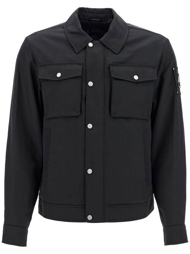 Jacques Shirt Jacket Black - MOOSE KNUCKLES - BALAAN 2