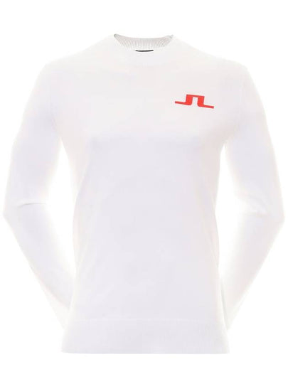 Golf Gus Crew Neck Knit Top White - J.LINDEBERG - BALAAN 2