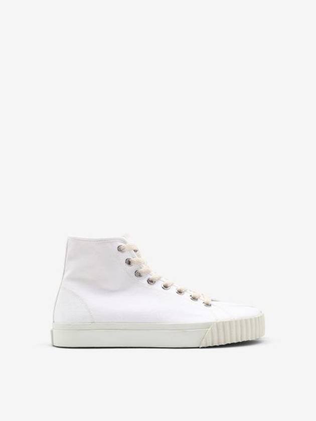 Tabi Canvas High Top Sneakers White - MAISON MARGIELA - BALAAN 2