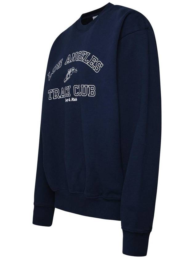 Sporty & Rich Blue Cotton Sweatshirt - SPORTY & RICH - BALAAN 2