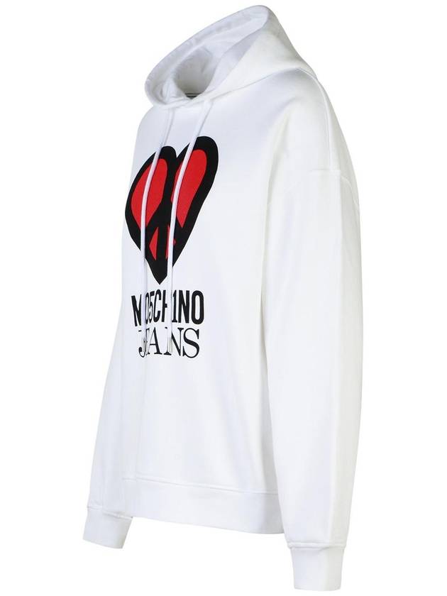 Graphic Print Jersey Hoodie J17133256 - MOSCHINO - BALAAN 3