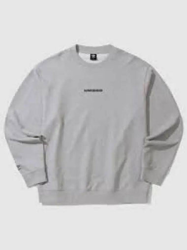 Light Fleece Logo Sweatshirt Grey Melange - CP COMPANY - BALAAN 1