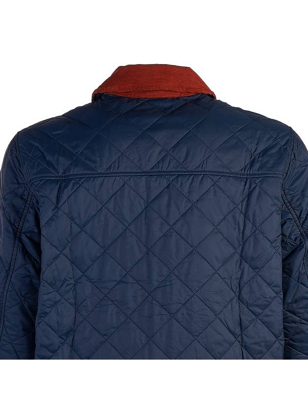 Kenning Quilting  Logo Patch Jacket Navy - BARBOUR - BALAAN 6