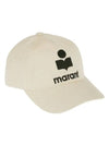 Tyron Embroidered Logo Ball Cap Ecru - ISABEL MARANT - BALAAN 2