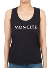 Logo Print Sleeveless Black - MONCLER - BALAAN 2