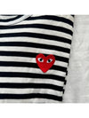 Striped Red Wappen Long Sleeve Dangara AZ T163 - COMME DES GARCONS - BALAAN 3