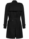 Men's Felsi Heritage Mid Trench Coat Black - BURBERRY - BALAAN 3