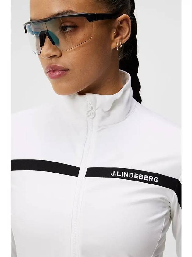 Janice Full Zip-up Jacket White - J.LINDEBERG - BALAAN 5